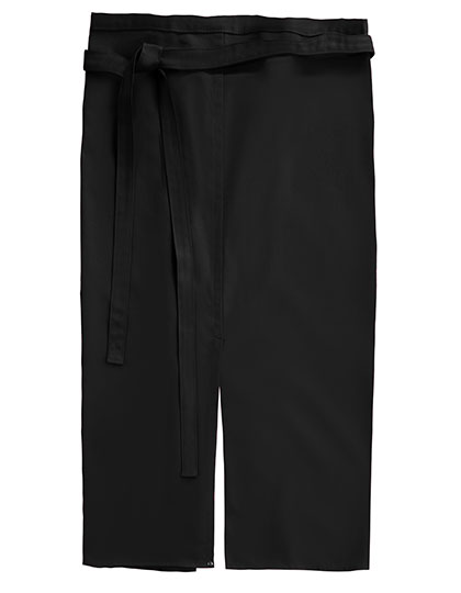 CGW111 Slit Apron Milano 80 x 100 cm 80 x 100 cm / Black