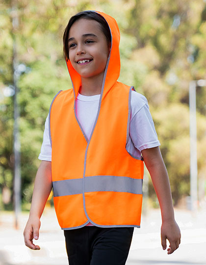 KX504 Kids´ Hooded Hi-Vis Safety Vest Odense