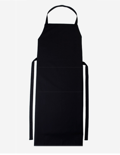 CGW130 Bib Apron Verona 110 x 75 cm 110 x 75 cm / Black