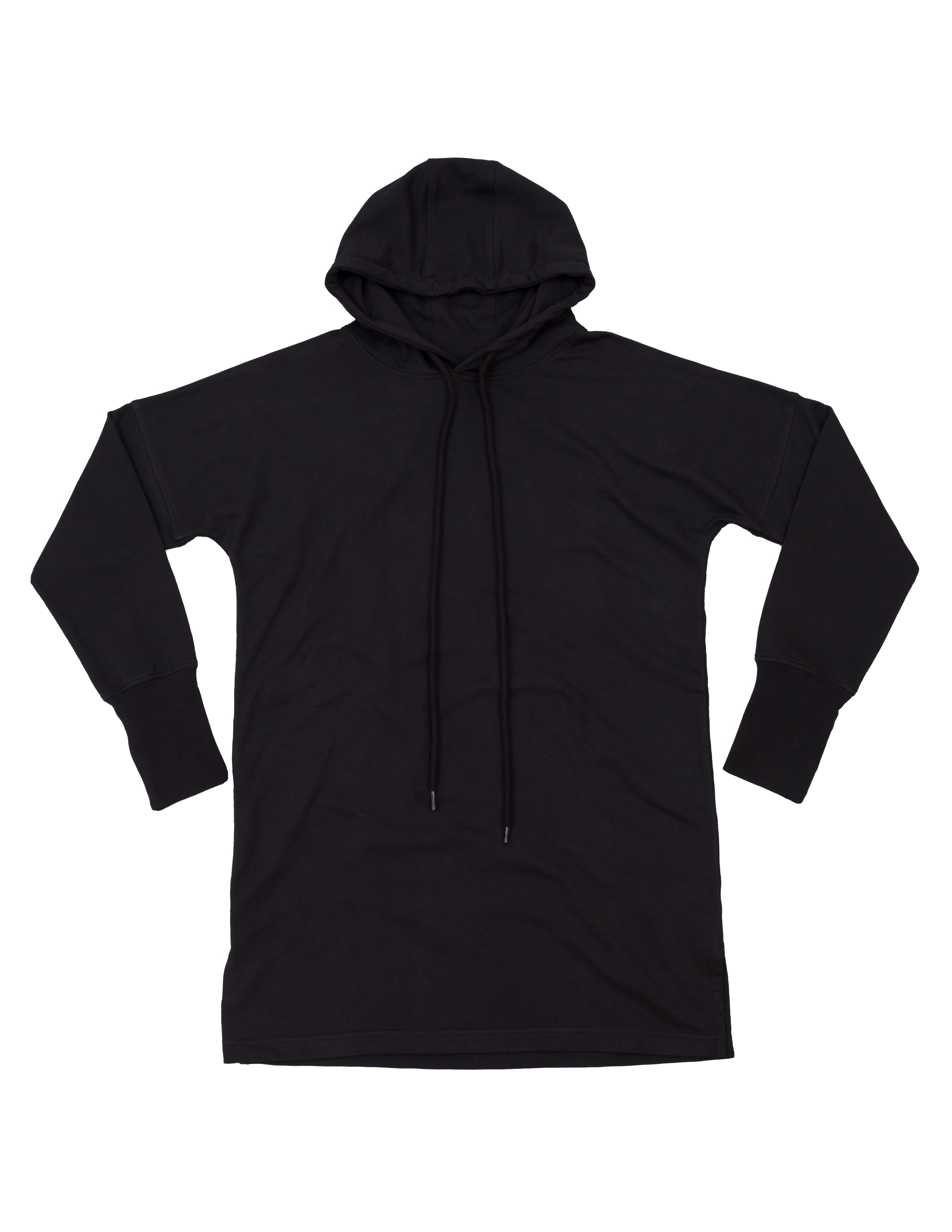 P142 Women´s Hoodie Dress L / Black