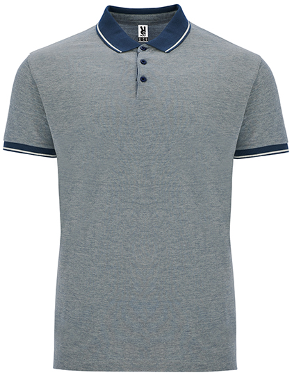 RY0395 Bowie Poloshirt M / Heather Navy Blue 247