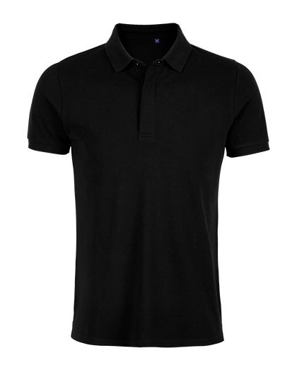 NB3188 Men´s Piqué Polo Shirt Owen S / Deep Black
