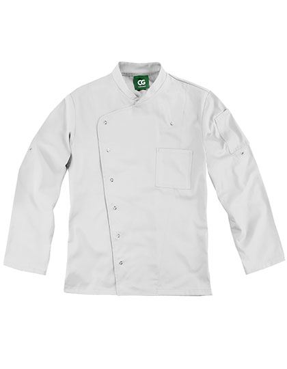 CGW03100 Men´s Chef Jacket Turin GreeNature 44 / Cool Grey