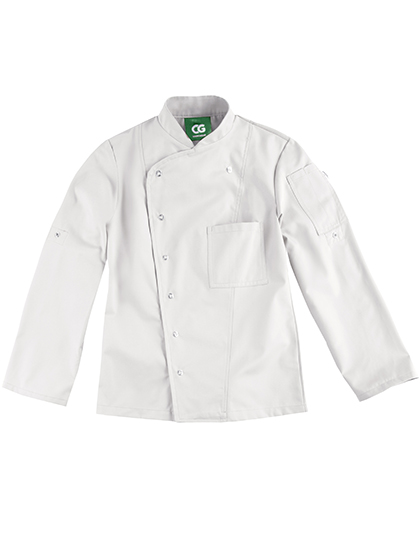 CGW03105 Ladies´ Chef Jacket Turin GreeNature 34 / Cool Grey